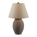 Hospitality furniture - Brown Cement Accent Table Lamp - www.oroatrade.com