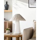 Contract furniture -  White Minimalist Accent Table Lamp - www.oroatrade.com
