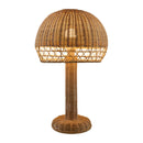 Contract furniture - Dome Natural Rattan Table Lamp - www.oroatrade.com