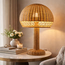 Contract furniture - Dome Natural Rattan Table Lamp - www.oroatrade.com