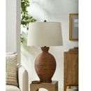 Hospitality furniture - Painted Rattan Accent Table Lamp - www.oroatrade.com