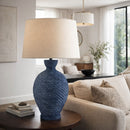 Hospitality furniture - Painted Rattan Accent Table Lamp - www.oroatrade.com