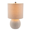 Hospitality furniture - Glazed Beige Ceramic Table Lamp - www.oroatrade.com