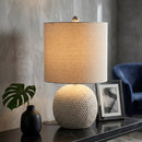 Hospitality furniture - Glazed Beige Ceramic Table Lamp - www.oroatrade.com
