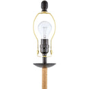 Contract furniture - Pleated Cream Linen Table Lamp - www.oroatrade.com