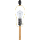 Contract furniture - Cream Linen Pleated Table Lamp - www.oroatrade.com