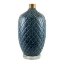 Modern European furniture - Carved Ceramic Linen Table Lamp - www.oroatrade.com