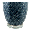 Modern European furniture - Carved Ceramic Linen Table Lamp - www.oroatrade.com