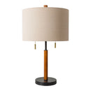 Hospitality furniture - Drum Linen Shade Table Lamp - www.oroatrade.com
