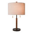 Hospitality furniture - Drum Linen Shade Table Lamp - www.oroatrade.com