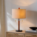 Hospitality furniture - Drum Linen Shade Table Lamp - www.oroatrade.com