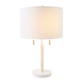 Hospitality furniture - Drum Linen Shade Table Lamp - www.oroatrade.com