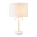 Hospitality furniture - Drum Linen Shade Table Lamp - www.oroatrade.com