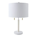 Hospitality furniture - Drum Linen Shade Table Lamp - www.oroatrade.com
