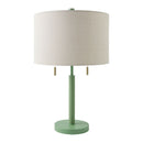 Hospitality furniture - Drum Linen Shade Table Lamp - www.oroatrade.com