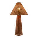 Modern European furniture - Empire Brown Rattan Table Lamp - www.oroatrade.com