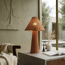 Modern European furniture - Empire Brown Rattan Table Lamp - www.oroatrade.com