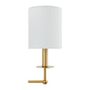 Hospitality furniture - White Linen Shades Chandelier - www.oroatrade.com