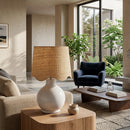 Hospitality furniture - Wavy Edge Accent Table Lamp - www.oroatrade.com