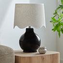 Hospitality furniture - Wavy Edge Accent Table Lamp - www.oroatrade.com