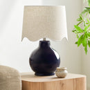 Hospitality furniture - Wavy Edge Accent Table Lamp - www.oroatrade.com