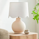 Hospitality furniture - Wavy Edge Accent Table Lamp - www.oroatrade.com