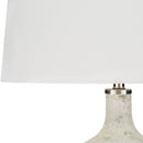 Contract furniture -  Marbled White Glass Table Lamp - www.oroatrade.com