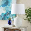 Contract furniture -  Marbled White Glass Table Lamp - www.oroatrade.com