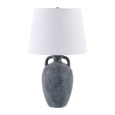 Hospitality furniture - Black Ceramic Linen Table Lamp - www.oroatrade.com