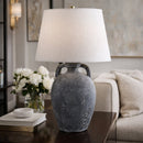 Hospitality furniture - Black Ceramic Linen Table Lamp - www.oroatrade.com