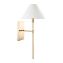 Modern European furniture - Empire White Linen Wall Lamp - www.oroatrade.com