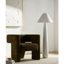 Modern European furniture - Empire Linen Shade Floor Lamp - www.oroatrade.com