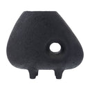 Contract furniture - Black Textured Terracotta Vase - www.oroatrade.com