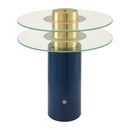 Hospitality furniture - Clear Glass Discs Table Lamp - www.oroatrade.com