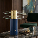 Hospitality furniture - Clear Glass Discs Table Lamp - www.oroatrade.com