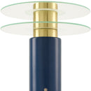 Hospitality furniture - Clear Glass Discs Table Lamp - www.oroatrade.com