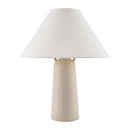 Contract furniture - Hand-Painted Gray Concrete Table Lamp - www.oroatrade.com