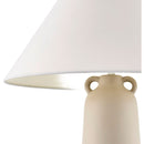 Contract furniture - Hand-Painted Gray Concrete Table Lamp - www.oroatrade.com