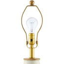 Hospitality furniture - White Cotton Accent Table Lamp - www.oroatrade.com