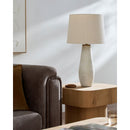 Hospitality furniture - White Cotton Accent Table Lamp - www.oroatrade.com