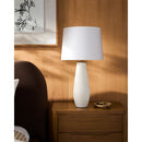 Hospitality furniture - White Cotton Accent Table Lamp - www.oroatrade.com