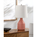 Hospitality furniture - Painted Terracotta Ceramic Table Lamp - www.oroatrade.com