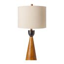Hospitality furniture - Beige Drum Linen Table Lamp - www.oroatrade.com