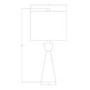 Hospitality furniture - Beige Drum Linen Table Lamp - www.oroatrade.com