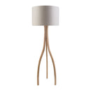 Contract furniture -  Wood Veneer Tripod Floor Lamp - www.oroatrade.com