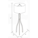 Contract furniture -  Wood Veneer Tripod Floor Lamp - www.oroatrade.com
