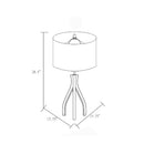 Contract furniture -  Wood Veneer Tripod Floor Lamp - www.oroatrade.com