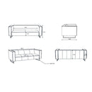 Modern furniture - Modern Upholstered Sofa - www.oroatrade.com