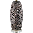 Hospitality furniture - Floral Carved Ceramic Table Lamp - www.oroatrade.com