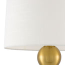 Hospitality furniture - White Stone Modern Table Lamp - www.oroatrade.com